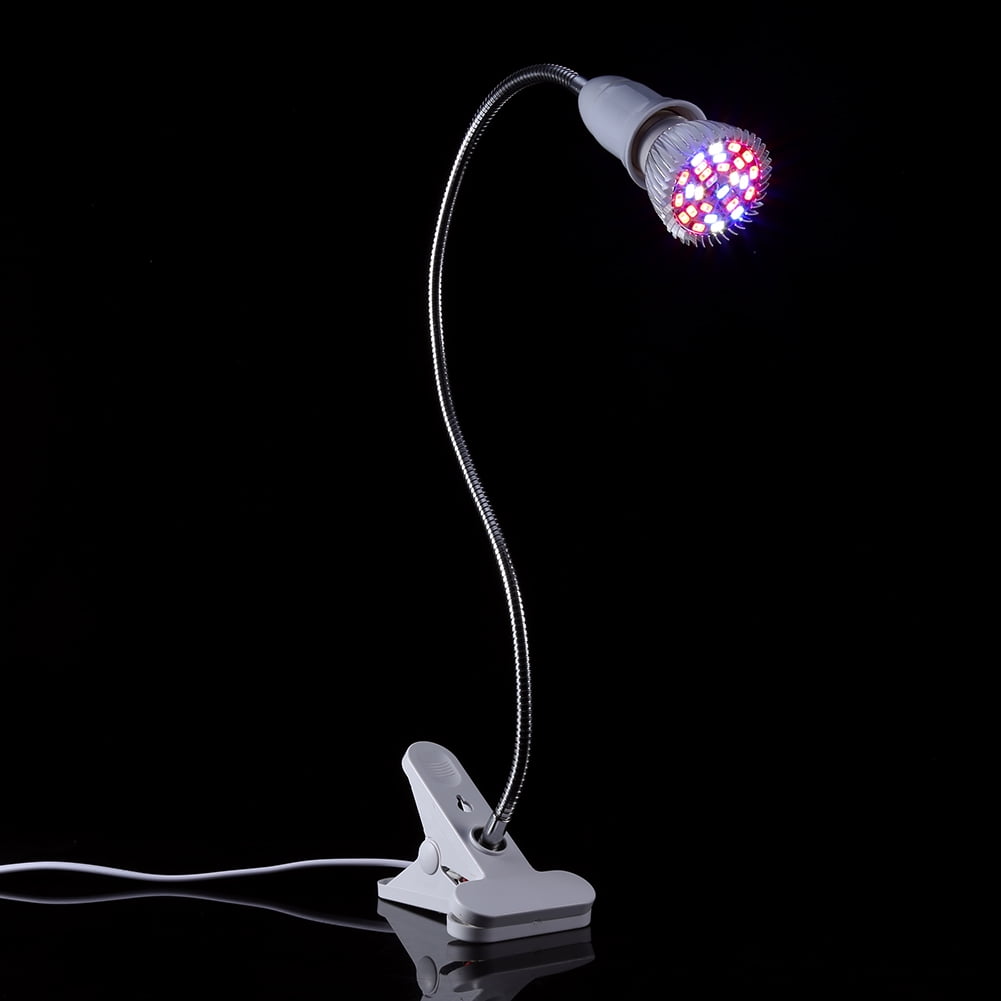 Flexible 28 LED Hydroponic Plant Grow Light Clip On Desk Light Bar Indoor Lamp 