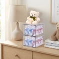 thumbnail image 2 of Sorbus Large Clear Stackable Makeup Storage Drawers, 2-Pack Plastic Pull-Out Organizer Bins, 2 of 7