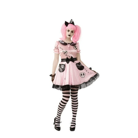 Halloween Pink Skelly Adult Costume
