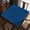 Blue, variant on Mahjong Mat for Table, Anti Slip Noise Reduction Multi Purpose Padded Board Game Table Mat for American Mahjong, with Rubber Backing and Carrying Bag, Solid Color (Green,31.50" x 31.50")