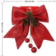 thumbnail image 6 of Monebena 4pcs Christmas Bow, Rose Gold Wreaths Bows, Christmas Tree Bow Glitter, Sequin Bow Ties, Xmas Decorative Bows for Home Ornament Decoration, Christmas Party, 9.8 x 11.8in, 6 of 10