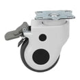 thumbnail image 1 of Rueda médica en forma de remolino silenciada, Rueda médica en forma de remolino silenciada médica de 3,93 pulgadas Rueda médica en forma de remolino blanca Durabilidad extendida, 1 of 12