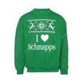 thumbnail image 1 of I Heart Schnapps Christmas Ugly Sweater - Green - Medium, 1 of 1