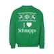 thumbnail image 1 of I Heart Schnapps Christmas Ugly Suéter - Verde - 2X-Large Humor Tees suéter, 1 of 1