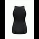 thumbnail image 5 of Camisetas de Maternidad Sin Mangas con Fruncido Lateral Acanalado, Camiseta Básica para el Embarazo Negro S, 5 of 6