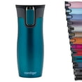 thumbnail image 1 of Contigo West Loop Autoseal Travel Termo térmico de acero inoxidable Vaso a prueba de fugas Taza de café con tapa fácil de limpiar sin BPA 470 ml Bahía, 1 of 7