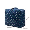 thumbnail image 3 of Waterproof Large Capacity Quilt Clothes Storage Bag with Handles Breathable Organizer for Blankets Bedding Closet Under Bed, 3 of 6
