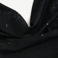 thumbnail image 6 of Ulitacool Tank Tops For Womens Solid Color Sparkling Neck Camisole Backless Sleeveless Tank Top Summer Vest Blouse Basic Tops Xl Black, 6 of 6