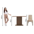 thumbnail image 4 of Juego de Comedor Madesa Manu Mesa Tablero de Madera con 2 Sillas Marrón/Imperial, 4 of 5