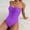 Light Violet, variant on MSJUHEG Womens Swimsuits One Piece Bandeau Bathing Suits Womens Swim Strapless Bathing Suits Halter Swimwear Swimsuits for Women Cute One Piece Swimsuit Blackish Green L