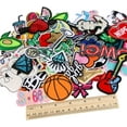 thumbnail image 2 of AllWays Plaza 60pcs Random Assorted Styles Embroidered Iron on Patches, DIY Sew Applique Repair Patch Iron on/Sew on Patches for Backpacks,Pants,Clothes,Jeans,Jackets,Hat, 2 of 13
