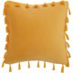 thumbnail image 3 of 2 fundas de almohada con borlas de terciopelo doradas, 45 x 45 cm, sin núcleo. Ormromra MZQ-0653-4, 3 of 8