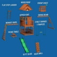 thumbnail image 3 of Backyard Discovery Skyfort II Swing Set, 3 of 9