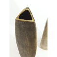 thumbnail image 3 of Vertuu Design Rhea Large Ceramic Floor Vase in Gold, 3 of 5