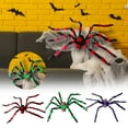thumbnail image 5 of 47" Extra Large Halloween Spider Decoration - Jumbo Scary Hairy Spider for Yard, Porch, Haunted House & Indoor Halloween Party Decor, 5 of 5