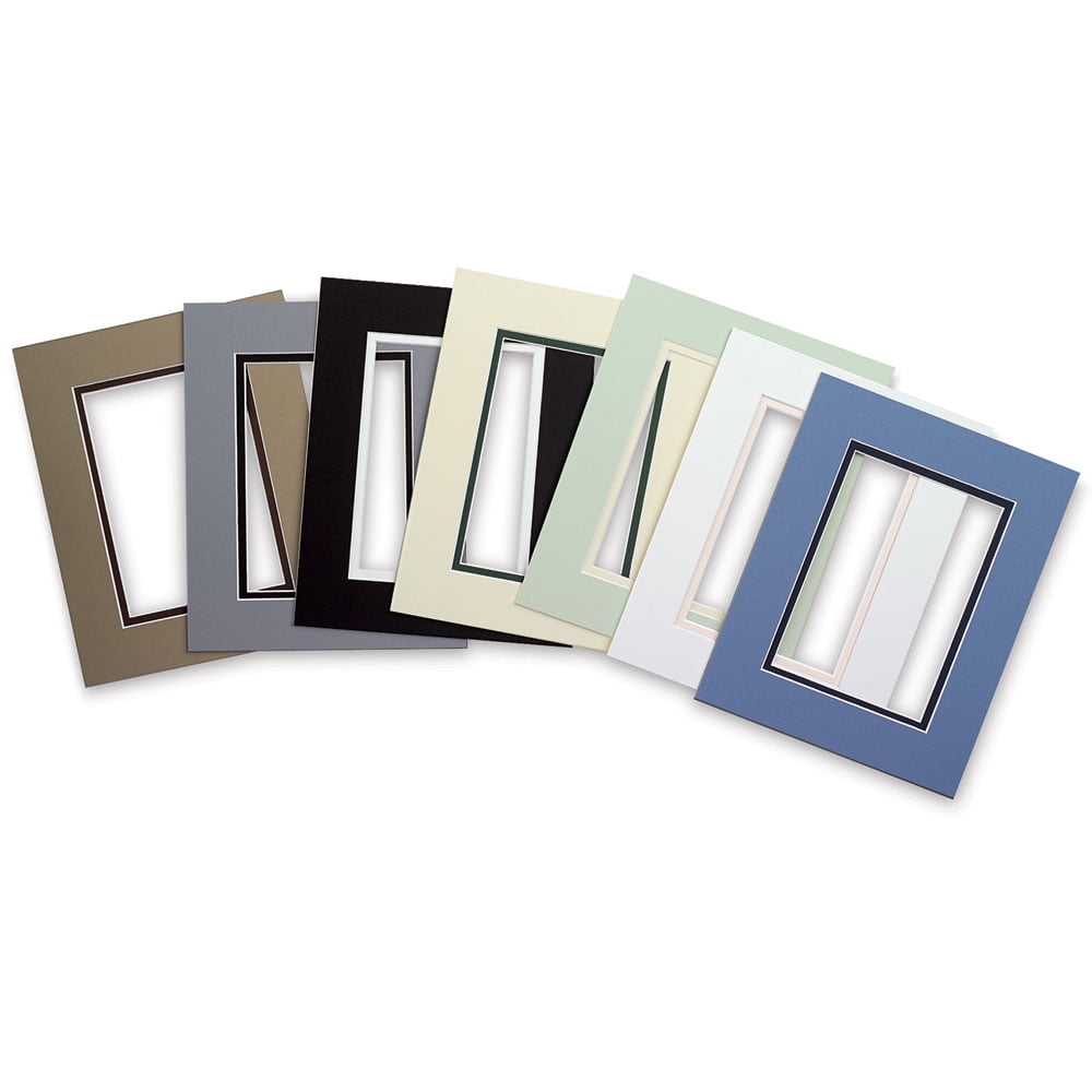 Blick Double Mat Smooth White Smooth Black 18 X 24 12 X