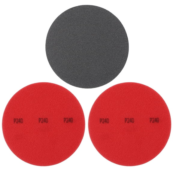 Bowling Ball Sanding Pads, Hook and Loop Sanding Sponge Discs for Resurfacing - Grit 240 & 5 Inch & 3 Pack
