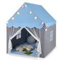 thumbnail image 1 of Carpa para Niños Costway con Colchoneta Lavable Castillo de Hadas 105 x 121 x 136 cm Azul, 1 of 10