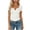White Top, variant on YUGYXL Women Summer Tops Lace Trim Ribbed Shirts Short Sleeve V Neck Tops Button Up Slim Fit Tee Casual Going Out Outfits Red Top XL