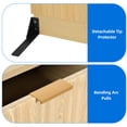 thumbnail image 5 of Dextrus 6-Drawer Double Dresser, MDF Fluted Chest of Drawers Storage Cabinet, Natural, 5 of 8
