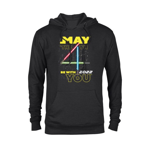 Star Wars Lightsabers May The 4th Be With You 2022 - Pullover Hoodie for Adults - Customized-Black
