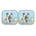 thumbnail image 7 of Bingfone A Funny Little Dalmatian Puppy Print 2-Piece Sun Shade Front Windshield - Foldable Car Front Window Sunshades For Most Sedans Suv Truck - Large, 7 of 7