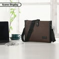 thumbnail image 7 of Arcticwind Single Shoulder Crossbody Bag PU Leather,Men's Single Shoulder Bag,Daily Commuting Shoulder Bag,Multiple Pockets Handbag Business Outdoor,large capacity with Adjustable Straps, 7 of 7
