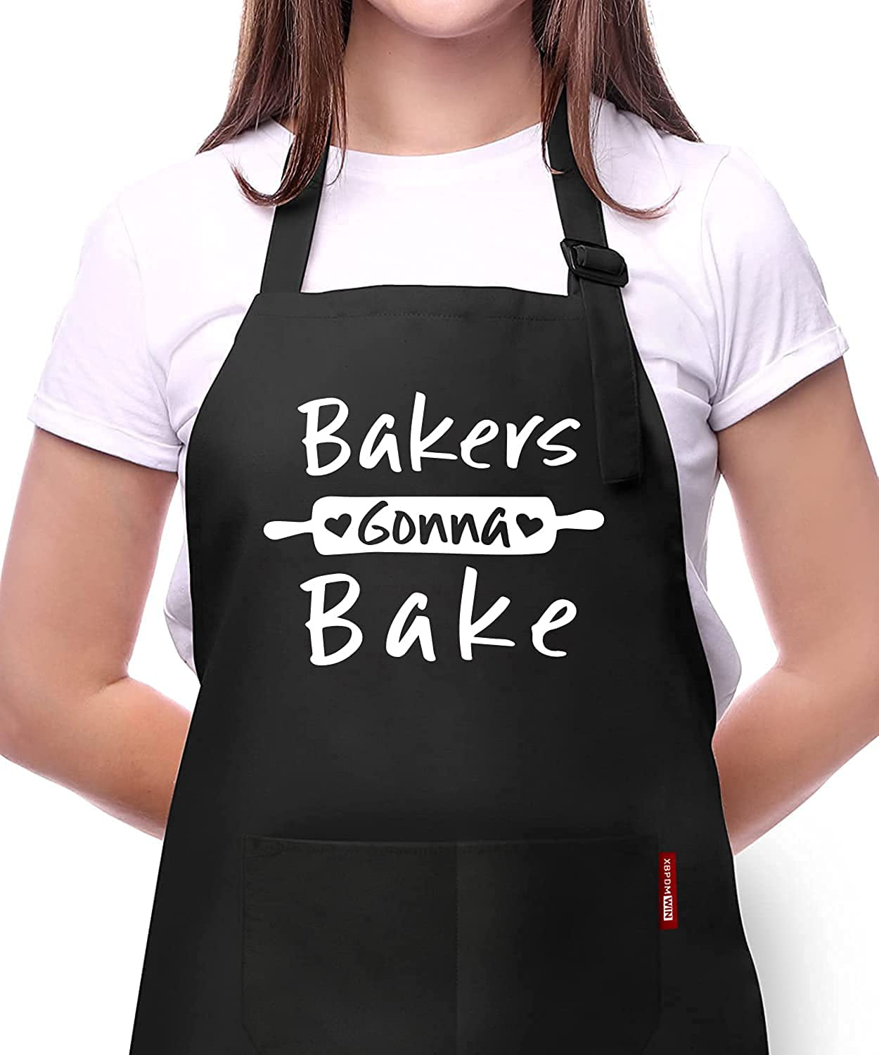 Cute Baking Aprons for Men and Women Baking Gifts for Bakers Birthday Gift for Mum Dad Wife Husband Girlfriend Boyfriend Star Baker Apron Kitchen Cooking Aprons with 2 Pockets 