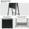 thumbnail image 6 of Fionafurn 45"(H) Chalkboard Outside A-frame Free Standing Easel, Sidewalk Sign sign board,Vintage White, 6 of 10