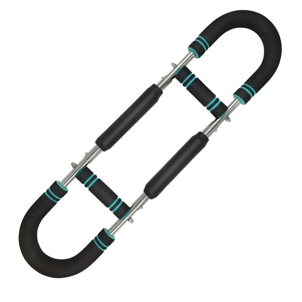Expansor cofre ajustable 40-100 lb Equipo entrenamiento Sakerplus Arm Trainer Shaker Twist (B 40 kg-) Azul