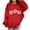 Z1-Red17, variant on Hihipz Toddler Girls Crewneck Sweatshirt Hawaiian Hibiscus Floral Print Long Sleeve Oversized Cozy Pullover Sweatshirt