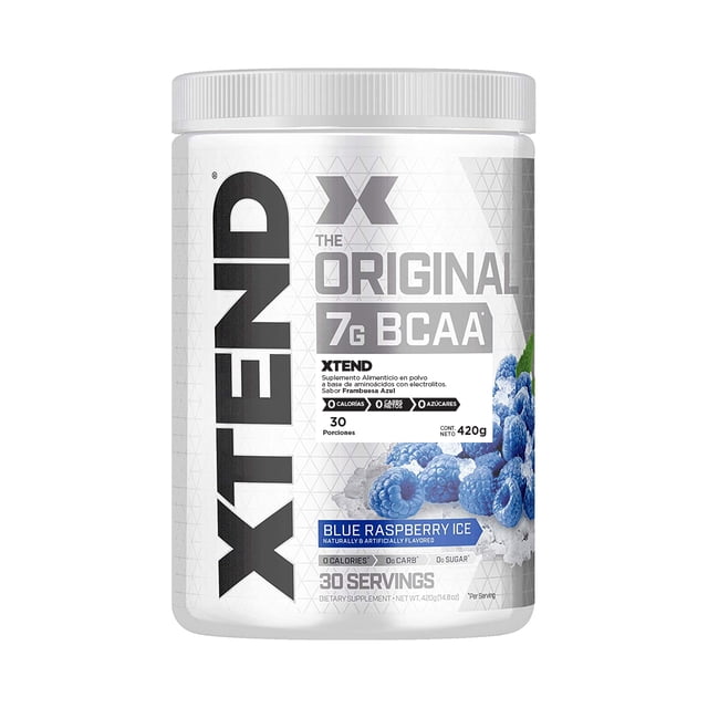 XTEND BCAA´s Suplemento Alimenticio en polvo sabor Frambuesa Azul Xtend 105011