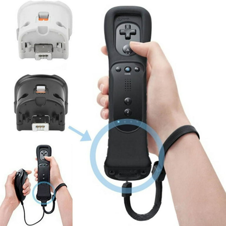 2pcs Pack Wii Motion Plus Accelerator Adapter Sensor Accelerators Console  For Nintendo Wii / Wii U Controller Connector