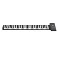 thumbnail image 1 of Piano Portátil PB61 de 61 Teclas Enrollable con Batería Recargable, Altavoces Estéreo y Entradas MIDI, Micrófono y Audio, Material de Silicona, Voltaje 100-240V., 1 of 6