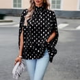 thumbnail image 3 of Blusa Mangas Largas Camisetas informales elegantes con manga de murciélago para mujer, camisetas de moda para ir al trabajo Ygjytge Negro T M para Mujer, 3 of 8