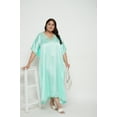 thumbnail image 6 of Oussum Plus Size Embroidered Kaftan Dresses for Women Long Solid Caftan Dress, 6 of 8