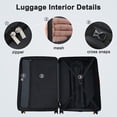 thumbnail image 6 of Yiwa 28-Inch Expandable Hardside Luggage with TSA Lock & Spinner Wheels, 6 of 7