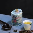 thumbnail image 2 of Enamel Ceramic Tea Caddy Tea Canister Tea Storage Container Tins Jar with Airtight Lid Water-proof Tank for Tea  Coffee  Herb  Sugar  Spice  Nuts, 2 of 8