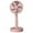 Pink, variant on Hvmvliv Foldable Fan Vertical Telescopic Fan Mini Desktop Fan 3 Speeds Wind Summer Coolings Fan for Indoor/Outdoor Green