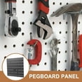 thumbnail image 4 of BESTYASH Peg Board Tool Organization Sleek Wall Mountable Black 1Pack, 4 of 5