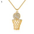 thumbnail image 7 of SmartBy Casual Unisex Jewelry Hip Hop Baskateball Hoop Pendant Long Chain Necklace, 7 of 7