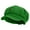 Lime, variant on Brazillian Carnival Bird Embroidered Cotton Elastic Big Size Newsboy Cap - Purple 2XL-3XL