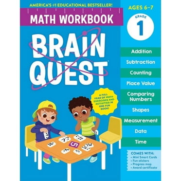Brain Quest Math Workbooks Brain Quest Math Workbook: 1st Grade, (Paperback)