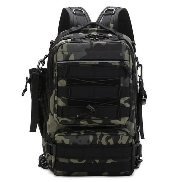 Fishing Tackle Storage Bag Outdoor Shoulder Water-Resistant Fishing Gear Bag Cross Body Sling Bag