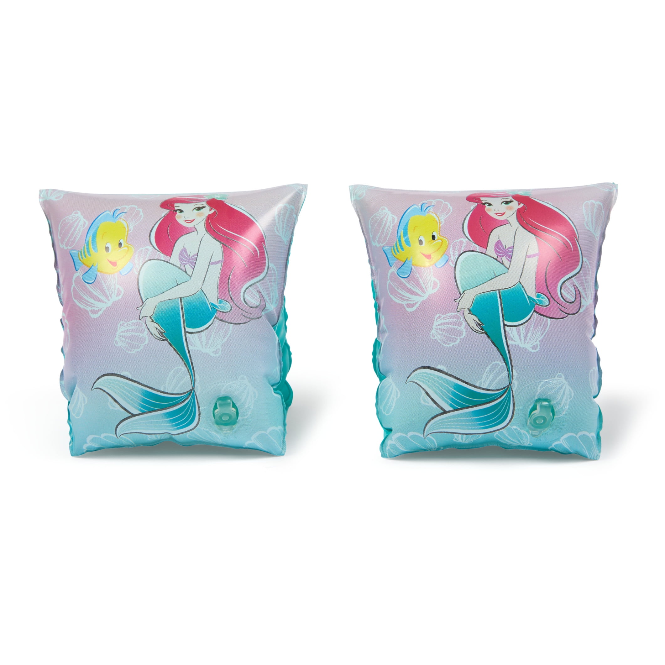 SwimWays Disney Princess Ariel Swimmies (Unisex), Arm Floaties for Kids Age 3-5