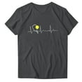 thumbnail image 2 of Pntutb Femmes Short tops Dégagement Femmes Mode Imprimer Manches Courtes Chemisier Drôle Col Rond T-Shirt tops, 2 of 3