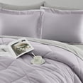 thumbnail image 2 of Nanshing Anneli 7 Piece Comforter Set, Queen, Light Purple, 2 of 4