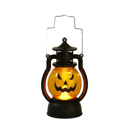 

Halloween Pumpkin Lamp Lantern Halloween Pumpkin Lights Led Night Light with Battery for Ghost Party Home Outdoor Yard Decor