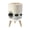 Color 3, variant on Small Trash Can with Lid Farmhouse Rustic Bull Sunflower Western Farm Country Highland Cow 1.8 Gallon Dog Proof Trash Can Round Garbage Can Waste Bin Wastebasket for Bathroom Bedroom Living Room