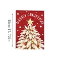 thumbnail image 3 of Christmas Garden Flag 18x12 Inch, Double Sided Holiday Yard Decor, Weatherproof Polyester Outdoor Flag for Front Porch Patio Lawn, Winter Xmas Home Decor, 3 of 7